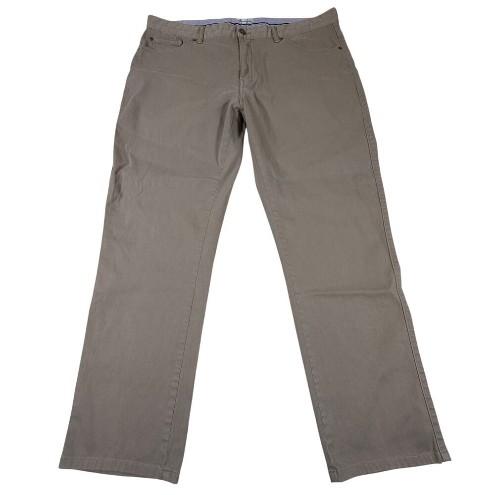 Peter Millar 5-pocket Golf Active Casual Pant’s Khaki Men’s Sz 38/28